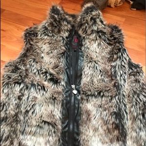 Dollhouse Outerwear faux fur vest